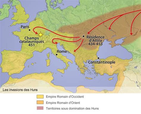 L'invasion des Huns qui épargna Paris ou Lutèce non pas par l'intervention pleine de panache de ...