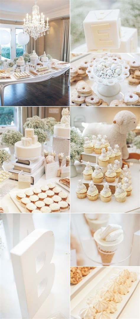 All white baby shower. So chic! Little White Book | Party ideas ...