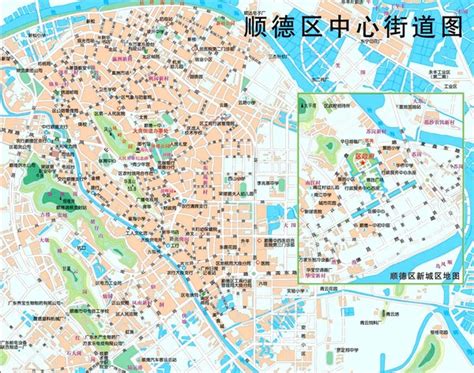 Shunde Tourist Map - Shunde • mappery