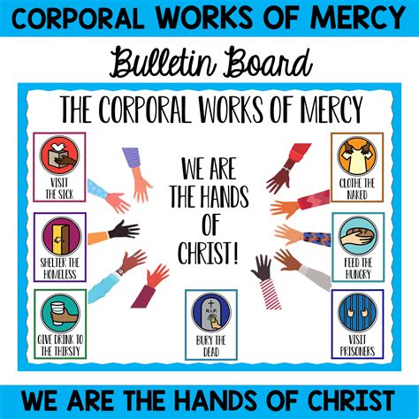 Christian Bulletin Board: The Corporal Works of Mercy | Made By Teachers