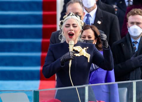 Lady Gaga Sang The National Anthem At Joe Biden's Inauguration: Watch