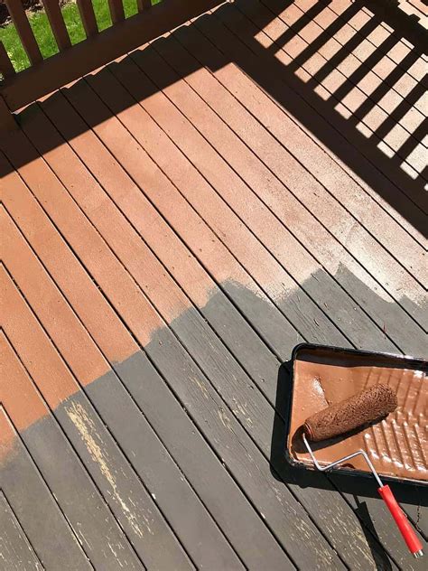 How to Restore an Old Deck Using Behr Deck Over - Jenna Kate at Home