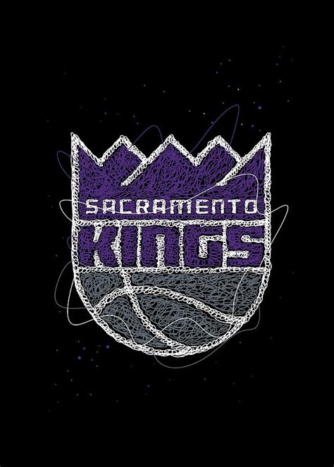 Sacramento Kings Basketball NBA Logo Symbol Digital Art by Erwin ...