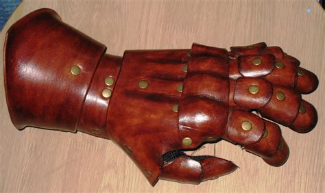 Handmade Leather Gauntlet by Lady Heather's Fashions | CustomMade.com