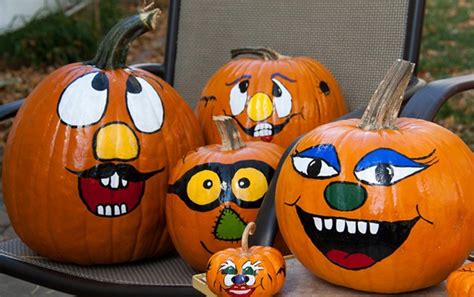 40 Cute and Easy Pumpkin Painting Ideas - Hobby Lesson