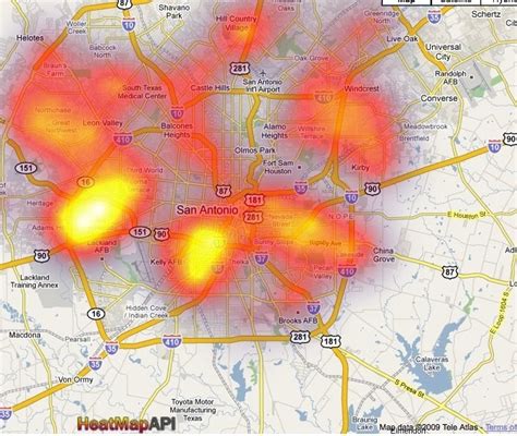 SpotCrime - The Public's Crime Map: San Antonio Crime Heat Map Shootings