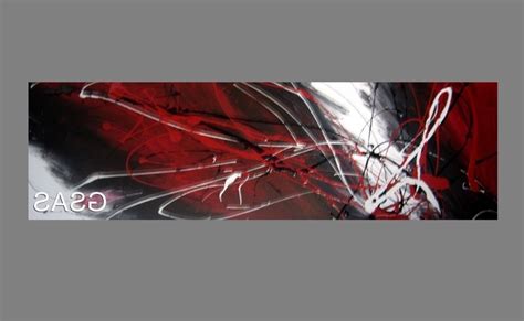The 15 Best Collection of Red and Black Canvas Wall Art