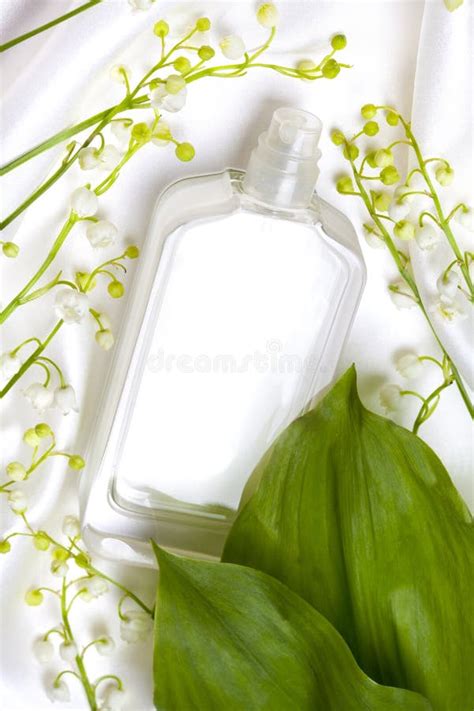 Lily Of The Valley And Perfume Bottle Stock Image - Image of beauty ...