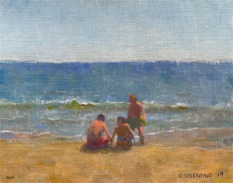 Steve Cohen - Beach Series (Building Sand Castles) For Sale at 1stDibs