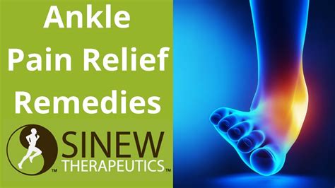 Ankle Pain Relief Remedies - YouTube