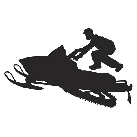 High Jump Snowmobile Wall Decal | Silhouette vinyl, Vinyl designs, Sports wall decals