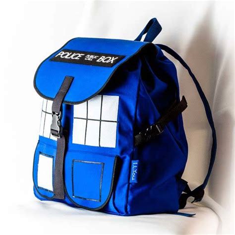 The Handmade Doctor Who TARDIS School Backpack | Gadgetsin