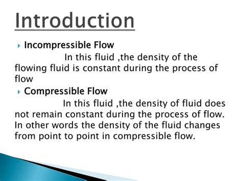 Compressible Fluid | PPT