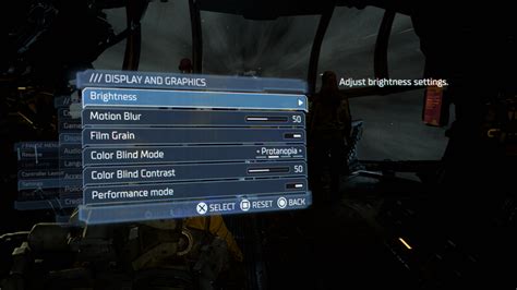 Dead Space Display & Graphics Settings For PS5 - An Official EA Site
