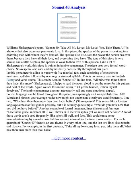 sonnet 29 analysis essay by Expository Essay Help - Issuu