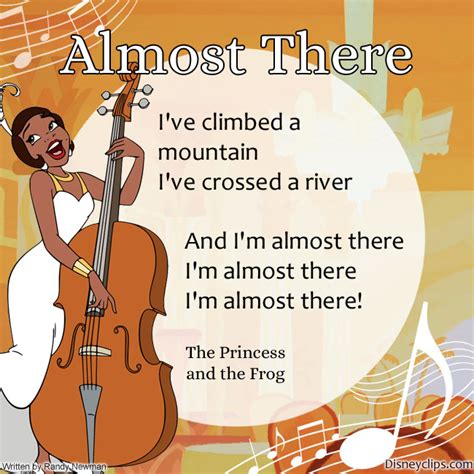 Almost There Lyrics from The Princess and the Frog | Disney Song Lyrics