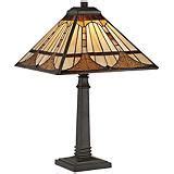 Quoizel Bryant Tiffany-Style Architectural Table Lamp - #3X216 | Lamps Plus | Tiffany style ...