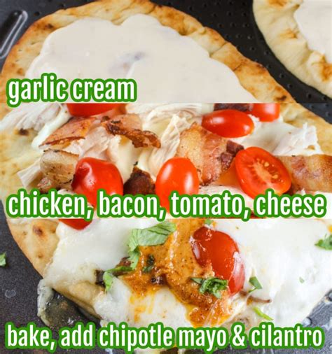 Copycat Panera Flatbread Pizza: Chipotle Chicken & Bacon - The Food Hussy