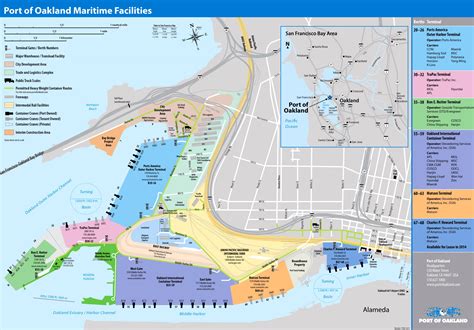 Port of Oakland Map - Ontheworldmap.com