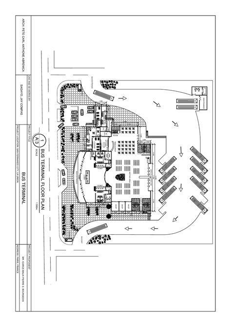 Bus Terminal Floor Plan - BUS TERMINAL MR. ICARUS MALIK PIERRE S ...