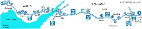 Map Uk Motorways Junctions - Direct Map