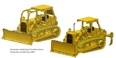 New Model Announcement: 1:48 Cat® D7G Dozer - Die-cast - Classic Construction Models