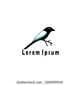 Bird Logo Design Illustration White Background Stock Vector (Royalty Free) 2209299919 | Shutterstock