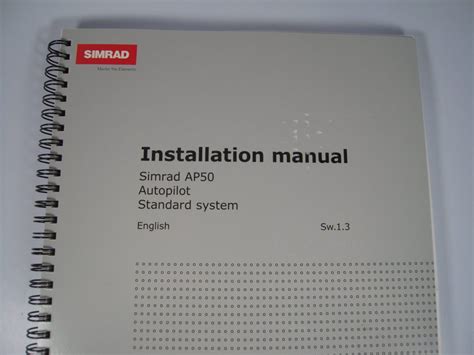 Simrad AP50 Autopilot Standard System Installation Manual - Max Marine Electronics