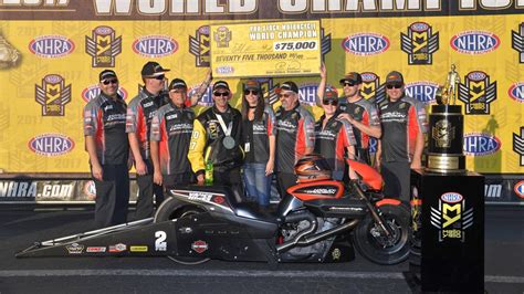 Harley-Davidson Wins NHRA Pro Stock Motorcycle Championship