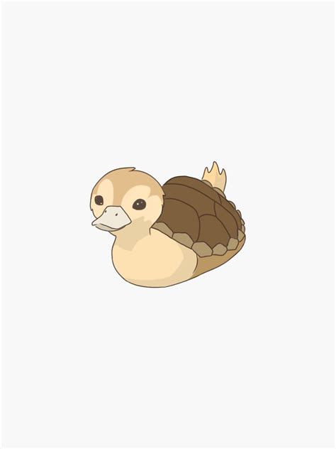 "Avatar turtle duck" Sticker for Sale by animefleur | Redbubble