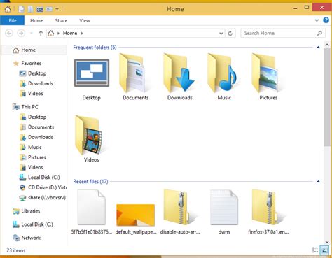 Frequent folders in Home folder - reset and clean in Windows 10