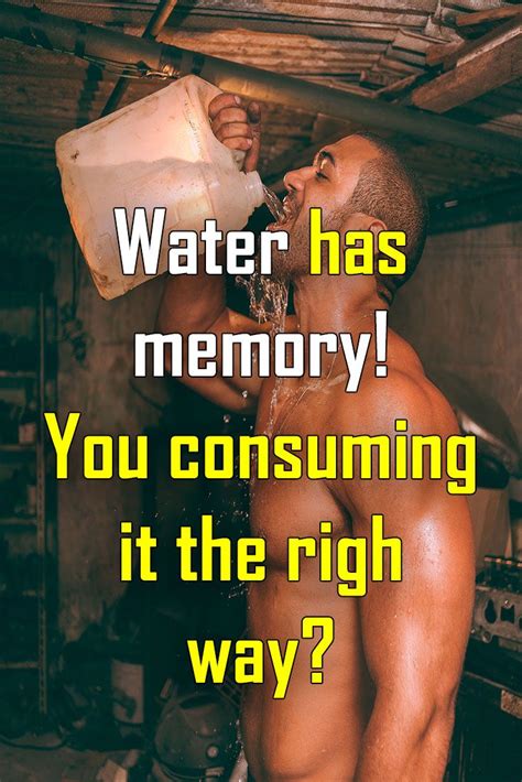 Water has memory! You consuming it the right way | Opt Natural Stay Healthy | How to stay ...