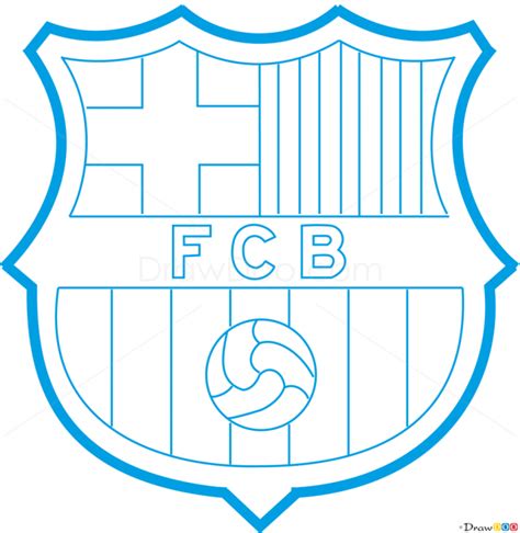 How to Draw Barcelona, Football Logos Free Printable Coloring Pages ...