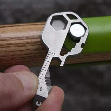 The 16-In-1 Stainless Steel EDC Keychain Multitool | Gadgetsin