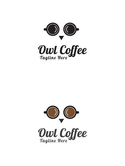 Owl Coffee Logo Template