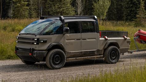 Canoo American Bulldog Is A Tough Military-Themed Electric Pickup | Carscoops