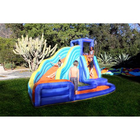 Sportspower Outdoor Big Wave Inflatable Water Slide - Walmart.com - Walmart.com