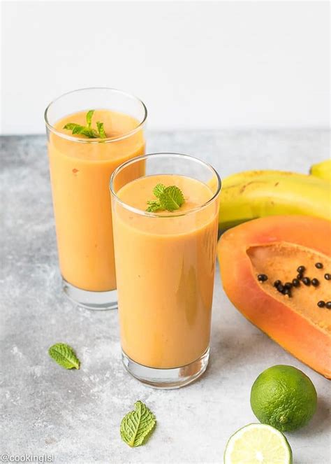 Turmeric Papaya Smoothie - Cooking LSL