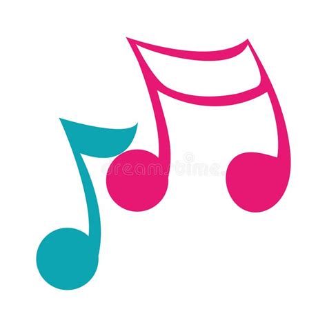 Cartoon Music Notes Svg