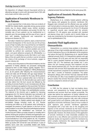 Application of Freshly Collected Amniotic Membrane and Amniotic Fluid ...