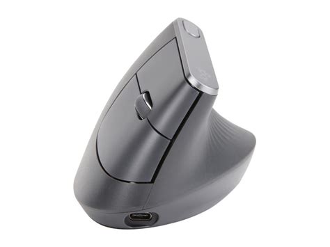 Logitech MX Vertical Wireless Mouse – Advanced Ergonomic Design Reduces Muscle Strain, Control ...