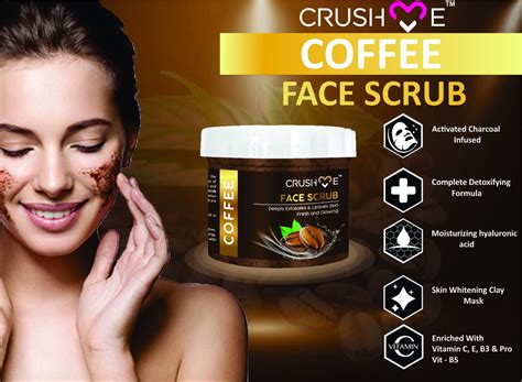 Crush Me Coffee face Scrub For Leaves Skin Fresh and Glowing Scrub ...