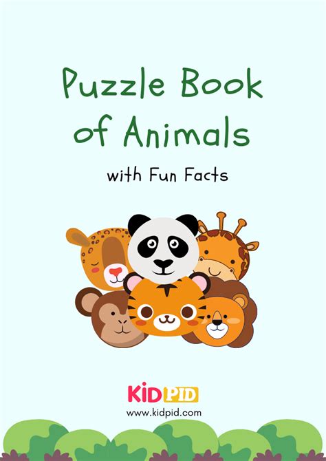 Puzzle Book of Animals - Kidpid