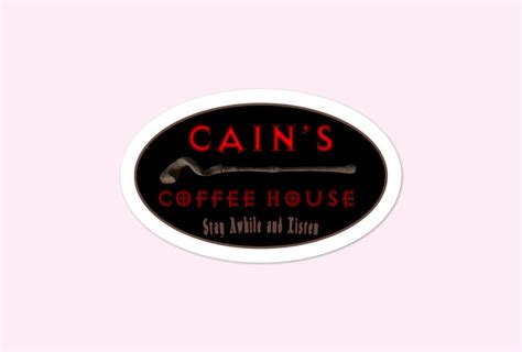 Cain's Coffee House Sticker - Etsy