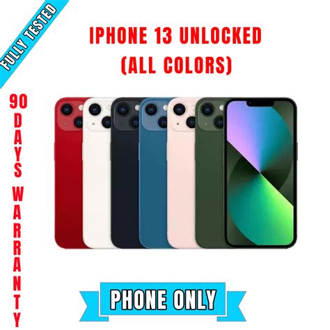 iPhone 13 Factory Unlocked (All Colors)