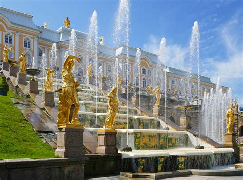 Grand Cascade at Peter the Great Summer Palace for boomervoice - BoomerVoice