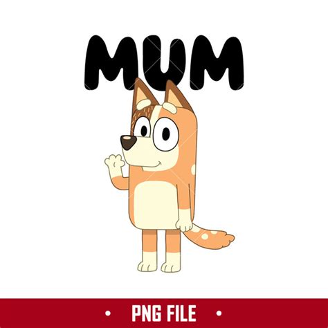 Bluey Chilli Mum Png, Bluey Chilli Png, Bluey Png, Cartoon P | Inspire ...