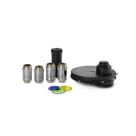 Euromex Zernike phase contrast kit with plan PLPHi 10/20/S40x and S100x oil phase contrast IOS ...