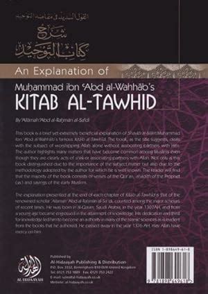 An Explanation of Muhammad Ibn Abd Al-Wahhab's Kitab Al-Tawhid (English ...