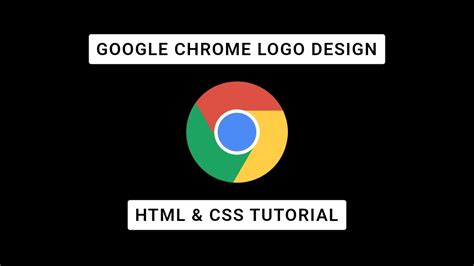 Create Google Chrome Logo Design Using HTML And CSS – Code Companion